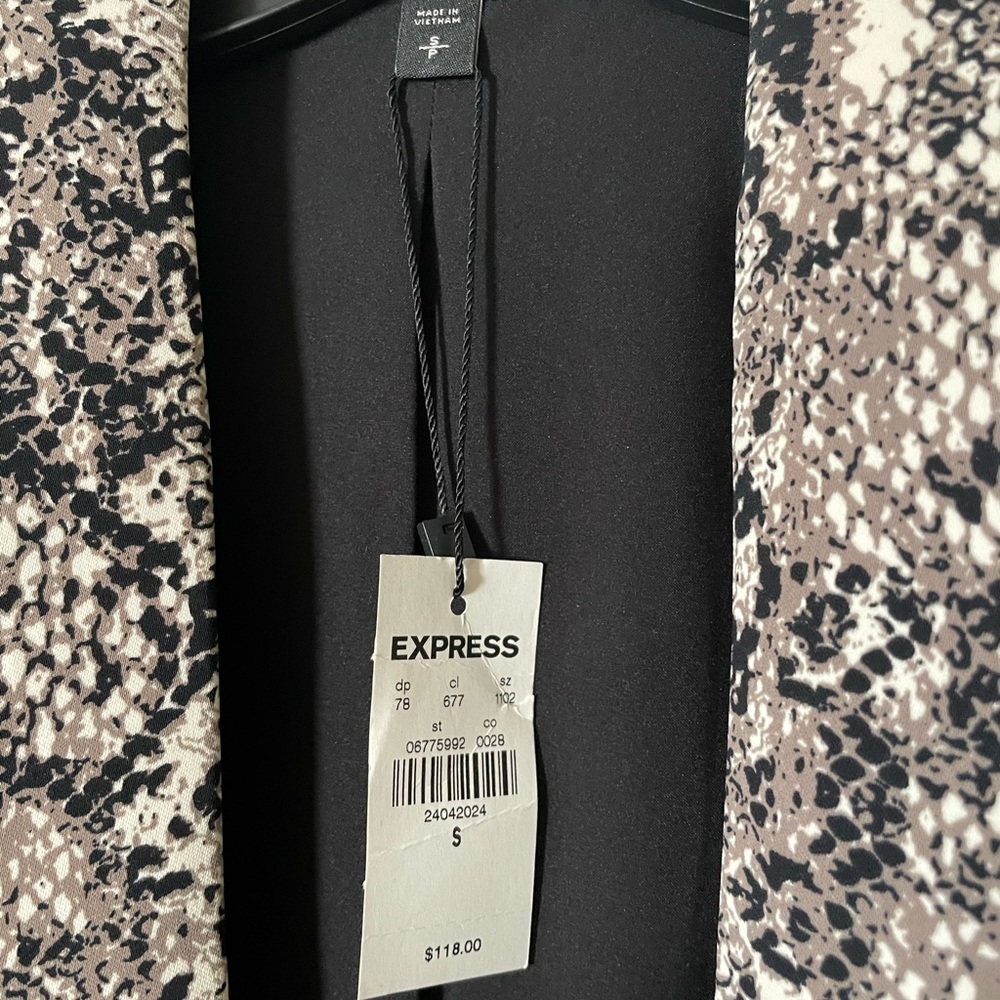 Snake Skin blazer Express